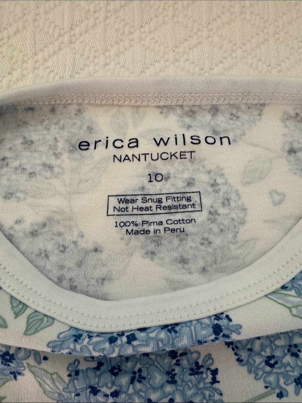 Blue Hydrangea PJs - Picture 2 of 4